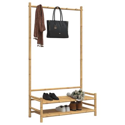 vidaXL Clothes Rack with Shelves 103x40x183 cm Bamboo