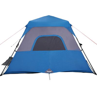 vidaXL Family Tent 6-Person Blue Quick Release Waterproof