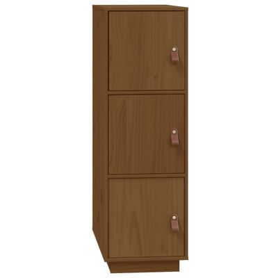 vidaXL Highboard Honey Brown 34x40x108.5 cm Solid Wood Pine