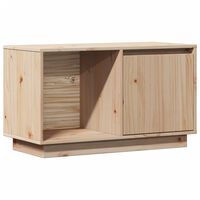 vidaXL TV Cabinet 74x35x44 cm Solid Wood Pine