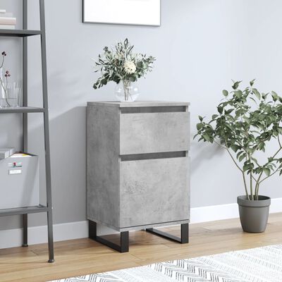 vidaXL Sideboard Concrete Grey 40x35x70 cm Engineered Wood