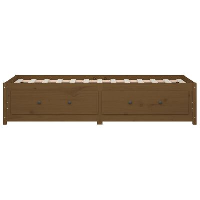 vidaXL Day Bed without Mattress Honey Brown 90x200 cm Solid Wood Pine