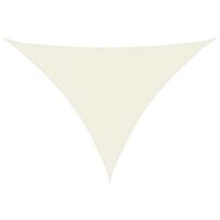 vidaXL Sunshade Sail Oxford Fabric Triangular 4x4x5.8 m Cream