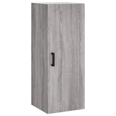 vidaXL Highboard Grey Sonoma 34.5x34x180 cm Engineered Wood