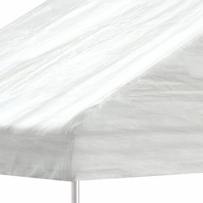 vidaXL Gazebo with Roof White 13.38x4.08x3.22 m Polyethylene