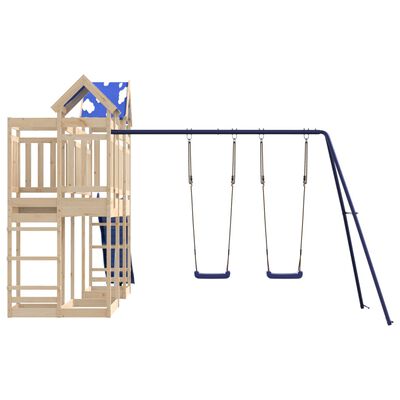 vidaXL Outdoor Playset Solid Wood Pine