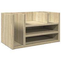 vidaXL Desk Organiser Sonoma Oak 44.5x24x25 cm Engineered wood