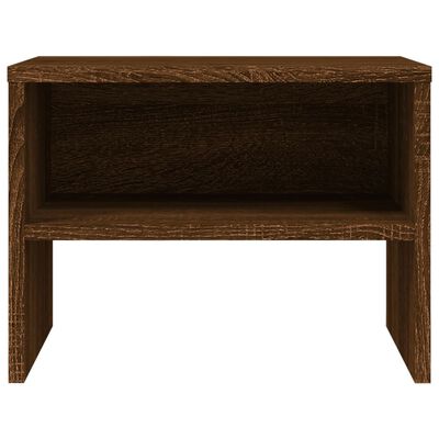 vidaXL Bedside Cabinets 2 pcs Brown Oak 40x30x30 cm Engineered Wood