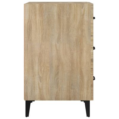 vidaXL Bedside Cabinet Sonoma Oak 40x40x66 cm Engineered Wood