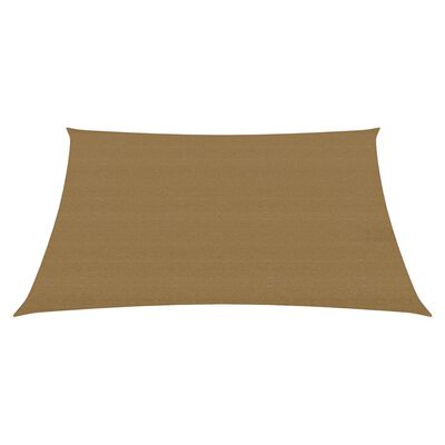 vidaXL Sunshade Sail 160 g/m² Taupe 2x2.5 m HDPE