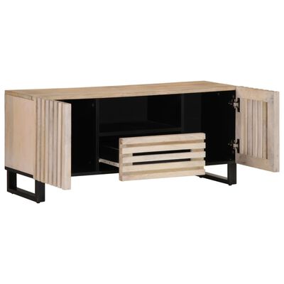 vidaXL TV Cabinet 100x34x46 cm Solid Wood Mango