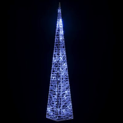 vidaXL Acrylic Decorative LED Light Cone Blue 60 cm