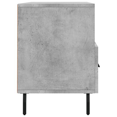 vidaXL TV Cabinet Concrete Grey 102x36x50 cm Engineered Wood