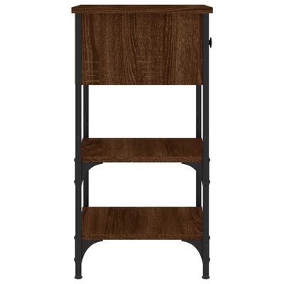 vidaXL Bedside Cabinets 2 pcs Brown Oak 34x36x70 cm Engineered Wood