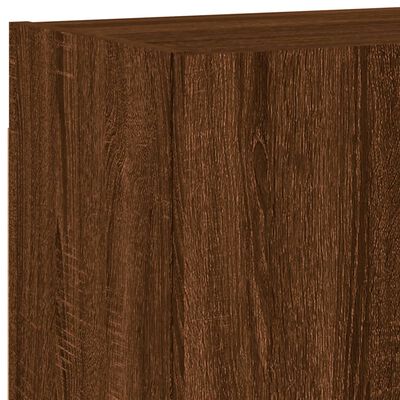 vidaXL TV Wall Cabinet Brown Oak 40.5x30x40 cm Engineered Wood