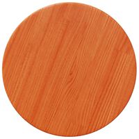 vidaXL Table Top Round Wax Brown Ø30x2.5 cm Solid Wood Pine