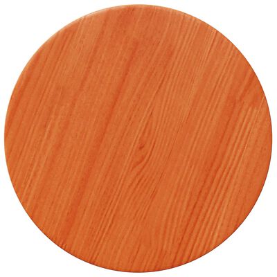 vidaXL Table Top Round Wax Brown Ø30x2.5 cm Solid Wood Pine