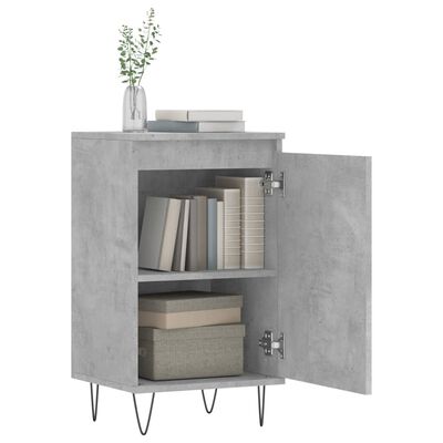 vidaXL Sideboards 2 pcs Concrete Grey 40x35x70 cm Engineered Wood