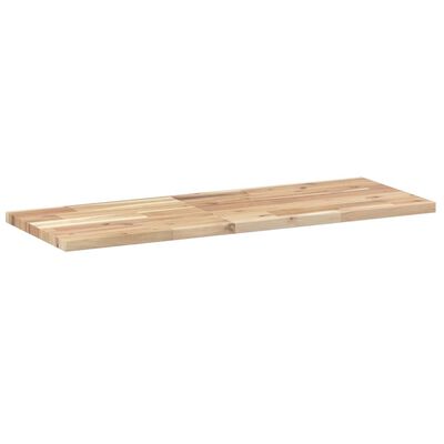 vidaXL Floating Shelves 2 pcs 80x30x2 cm Untreated Solid Wood Acacia