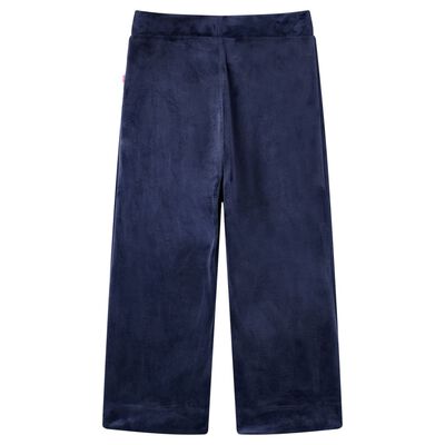 Kids' Pants Velvet Dark Blue 116