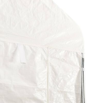 vidaXL Gazebo with Roof White 13.38x4.08x3.22 m Polyethylene