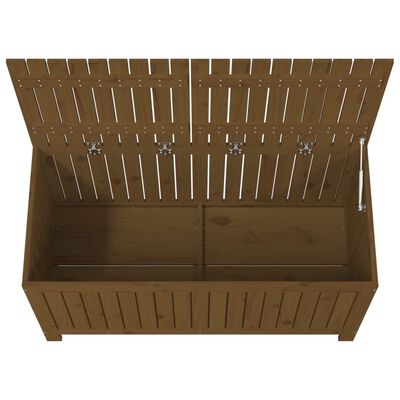 vidaXL Garden Storage Box Honey Brown 121x55x64 cm Solid Wood Pine