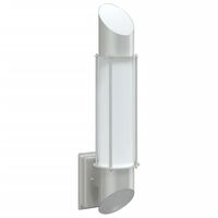 vidaXL Outdoor Wall Light Silver Stainless Steel