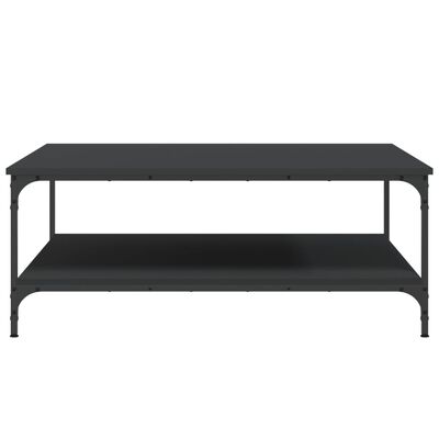 vidaXL Coffee Table Black 100x100x40 cm Engineered Wood