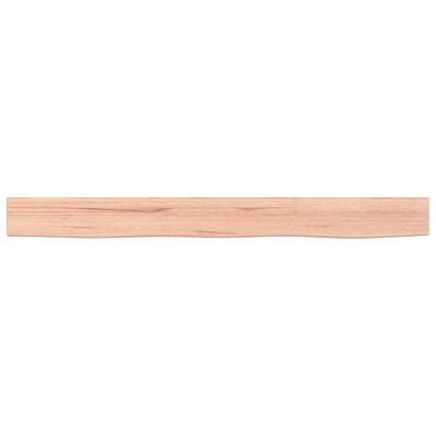 vidaXL Wall Shelf Light Brown 100x10x4 cm Treated Solid Wood Oak