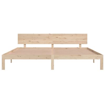 vidaXL Bed Frame without Mattress Solid Wood Pine 200x200 cm