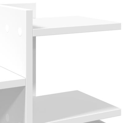 vidaXL Desk Organiser White 49x20x52.5 cm Engineered wood