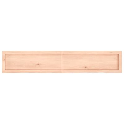 vidaXL Bathroom Countertop 160x30x(2-4) cm Untreated Solid Wood