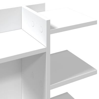 vidaXL Desk Organiser White 42x21.5x42 cm Engineered wood