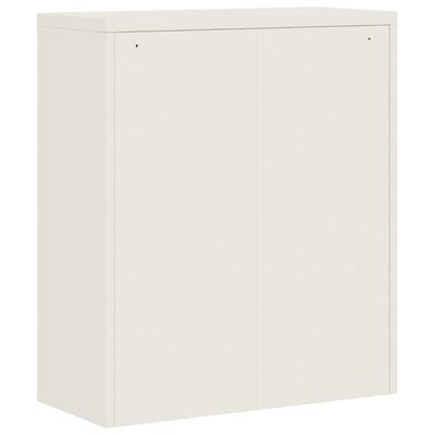 vidaXL File Cabinet White 90x40x145 cm Steel