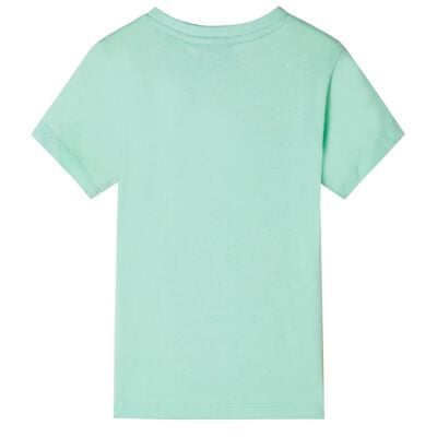 Kids' T-shirt with Short Sleeves Light Green 92