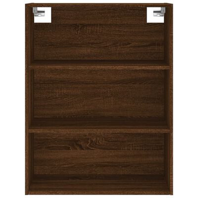 vidaXL Highboard Brown Oak 69.5x34x180 cm Engineered Wood