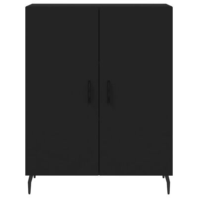 vidaXL Highboard Black 69.5x34x180 cm Engineered Wood