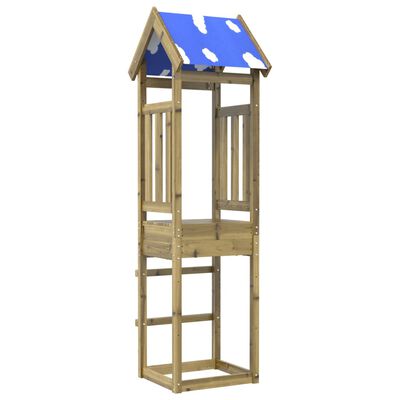 vidaXL Play Tower 52.5x46.5x208 cm Impregnated Wood Pine