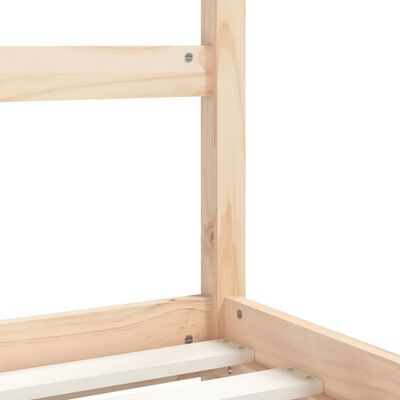 vidaXL Kids Bed Frame 90x200 cm Solid Wood Pine