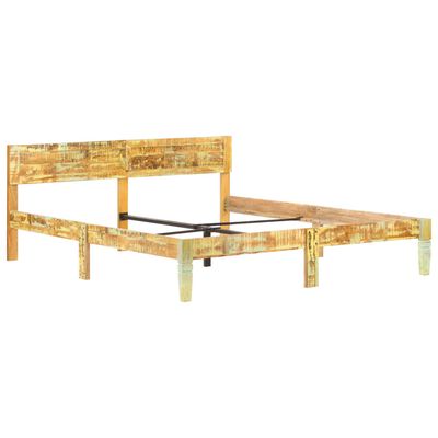 vidaXL Bed Frame without Mattress Solid Reclaimed Wood 180x200 cm Super King