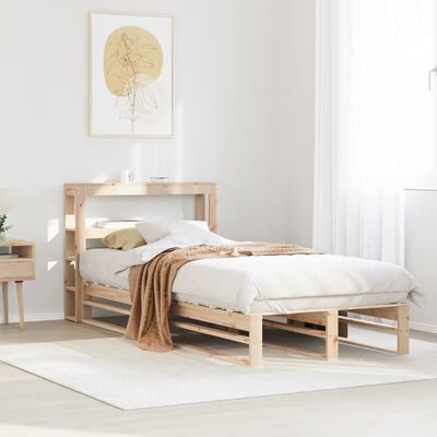 vidaXL Bed Frame without Mattress 100x200 cm Solid Wood Pine