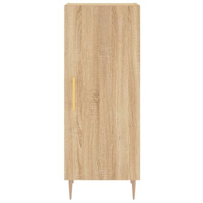 vidaXL Highboard Sonoma Oak 34.5x34x180 cm Engineered Wood