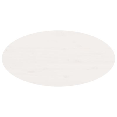 vidaXL Coffee Table White 80x40x35 cm Solid Wood Pine