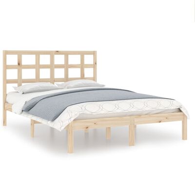 vidaXL Bed Frame without Mattress 200x200 cm Solid Wood