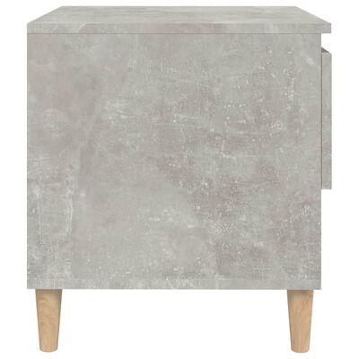 vidaXL Bedside Tables 2 pcs Concrete Grey 50x46x50 Engineered Wood