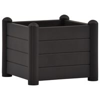 vidaXL Garden Raised Bed PP Anthracite 43x43x35 cm