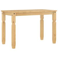 vidaXL Dining Table Corona 112x60x75 cm Solid Wood Pine