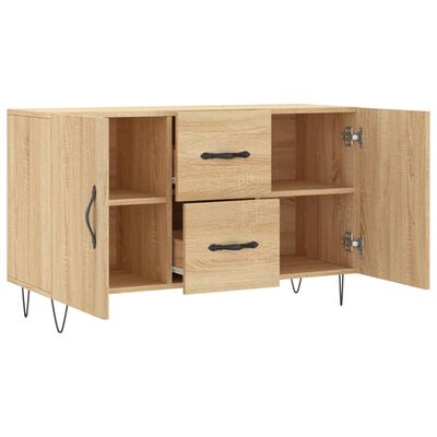 vidaXL Sideboard Sonoma Oak 100x36x60 cm Engineered Wood