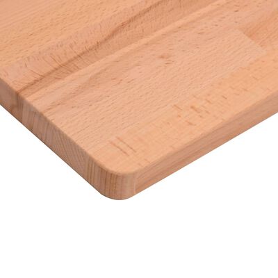 vidaXL Desk Top 80x40x2.5 cm Solid Wood Beech