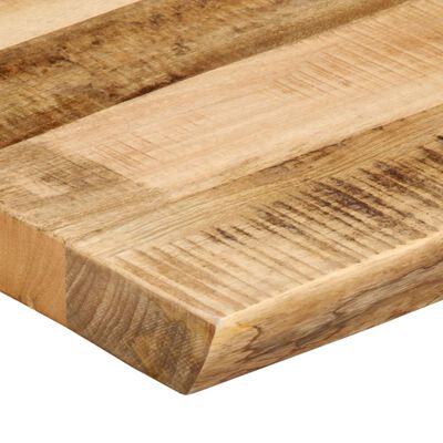 vidaXL Table Top Live Edge 90x40x3.8 cm Solid Wood Rough Mango